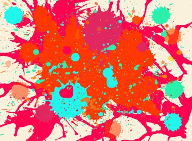 arka plan boya sıçramalarına