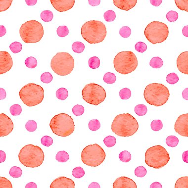 Sorunsuz suluboya nokta deseni