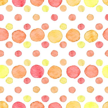 Sorunsuz suluboya nokta deseni