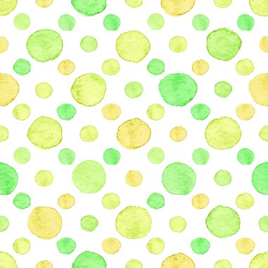 Sorunsuz suluboya nokta deseni