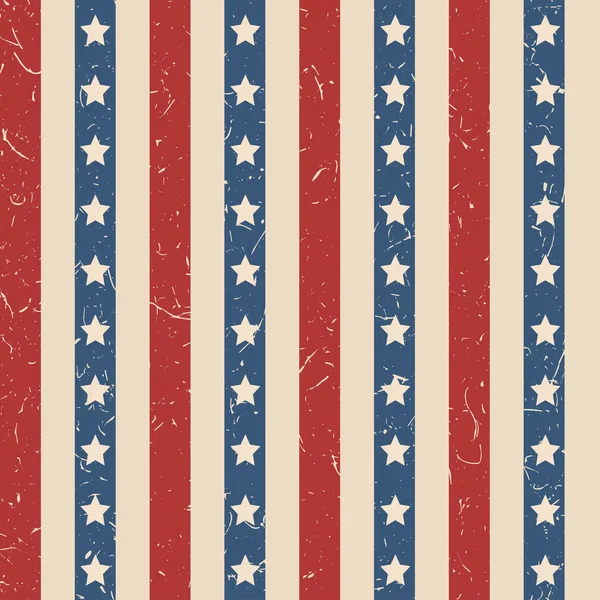 Amerikan yıldızlar ve çizgiler desen — Stok Vektör