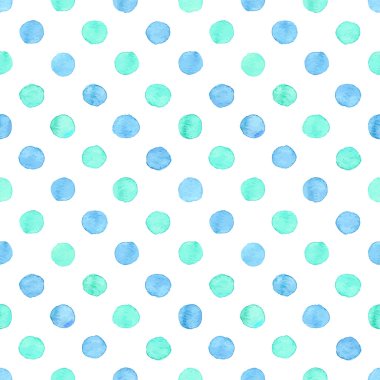 Sorunsuz suluboya nokta deseni