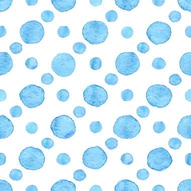 Sorunsuz suluboya nokta deseni