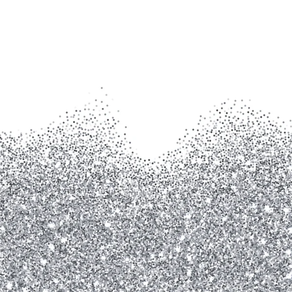 Silver Glitter Confetti Borders (331723)