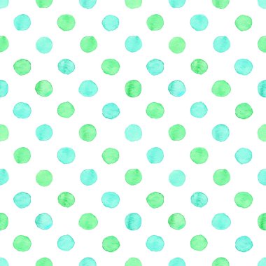 Sorunsuz suluboya nokta deseni