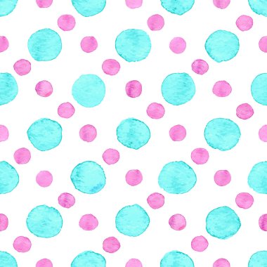 Sorunsuz suluboya nokta deseni