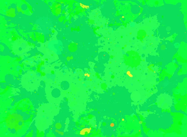 Grön färg stänk bakgrund — Stock vektor