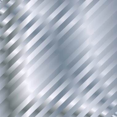 Gümüş eğimli köşegen çizgileri. Soyut modern vektör arkaplanı. Parlak metal duvar kağıdı.