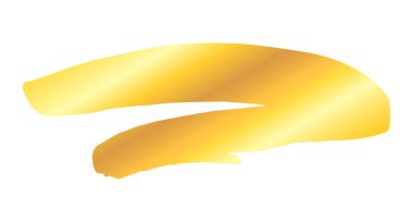 Sanatsal altın boya vuruşu