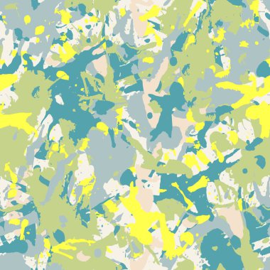 Açık yeşil ve sarı renkler, kusursuz desenler, soyut çok renkli vektör arkaplanı. Renkli tasarım duvar kağıdı.