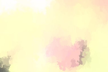 Soyut desenli vektör arkaplanı, yatay biçim. Dijital olarak oluşturulan çağdaş duvar kağıdı. Açık sarı pastel arka plan.