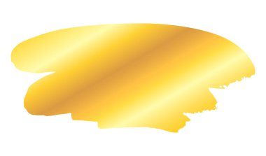 Sanatsal altın boya vuruşu