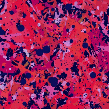 Kırmızı ve koyu mavi renksiz desen, soyut çok renkli vektör arkaplan. Tekstil, kumaş, ambalaj kağıdı için renkli tasarım duvar kağıdı.