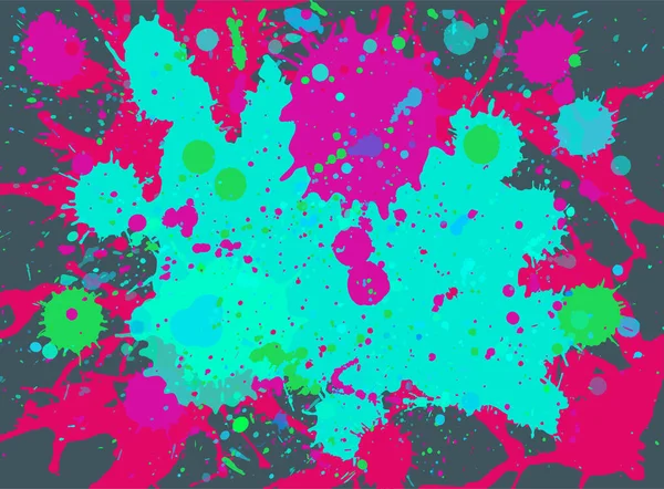 Pintura Multicolor Oscura Artística Capas Salpicaduras Fondo Ilustración Vectorial Fondo — Vector de stock