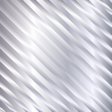 Gümüş eğimli köşegen çizgileri. Soyut modern vektör arkaplanı. Parlak metal duvar kağıdı.