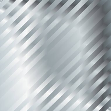 Gümüş eğimli köşegen çizgileri. Soyut modern vektör arkaplanı. Parlak metal duvar kağıdı.