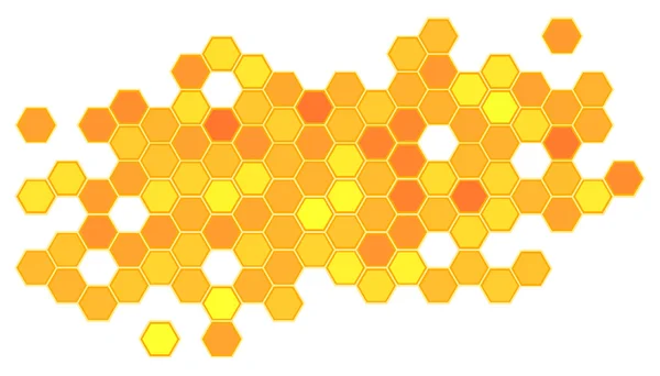 Abstraktní voštinové pozadí — Stockový vektor