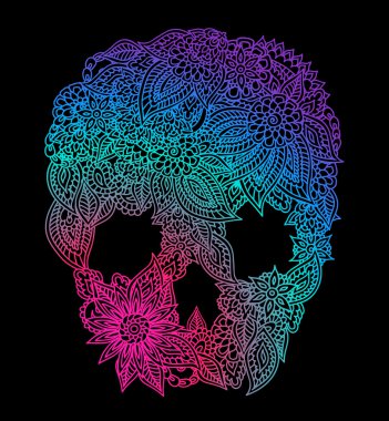 Doodle-kafatası-gökkuşağı-1