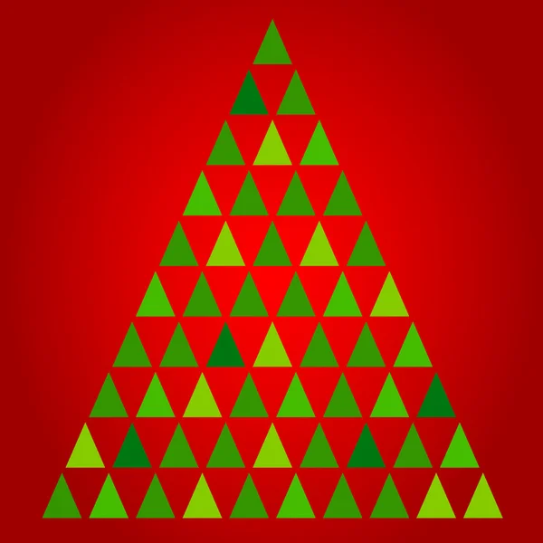 抽象的圣诞树 — 图库矢量图片
