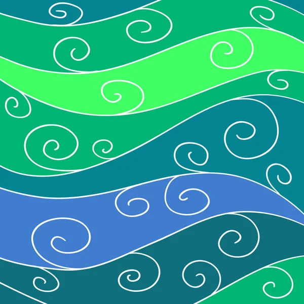 Анотація хвилі фону — стоковий вектор