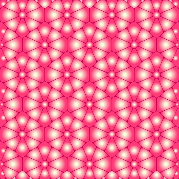 Абстрактный геометрический цветочный фон — стоковый вектор