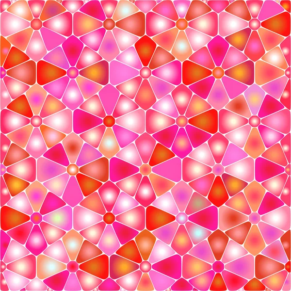 Abstrakt geometrisk floral bakgrund — Stock vektor