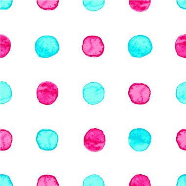 Sorunsuz suluboya nokta deseni