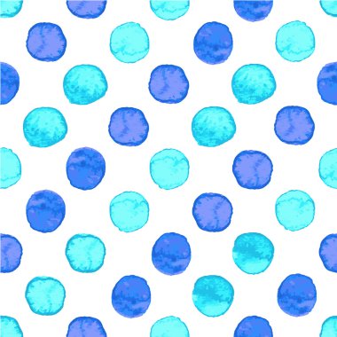 Sorunsuz suluboya nokta deseni