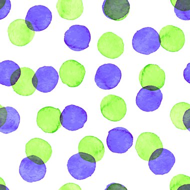 Sorunsuz suluboya nokta deseni