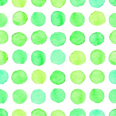 Sorunsuz suluboya nokta deseni