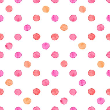 Sorunsuz suluboya nokta deseni