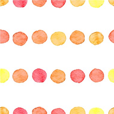 Sorunsuz suluboya nokta deseni