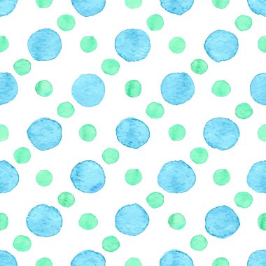 Sorunsuz suluboya nokta deseni