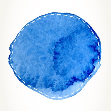 Kesikli suluboya daire