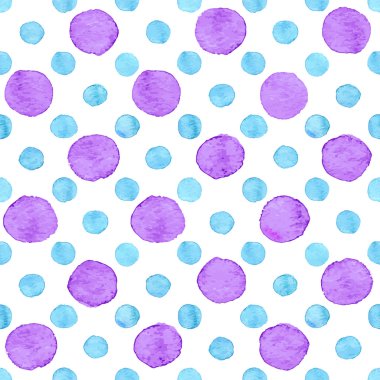 Sorunsuz suluboya nokta deseni