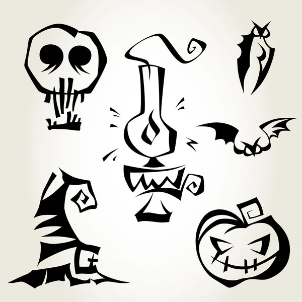 Articles halloween — Image vectorielle