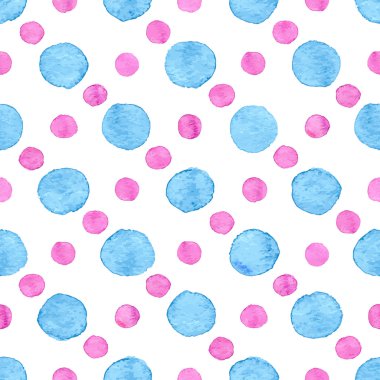 Sorunsuz suluboya nokta deseni