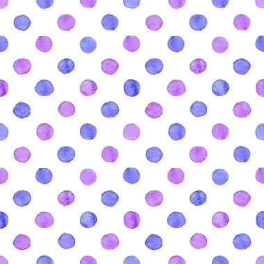 Sorunsuz suluboya nokta deseni