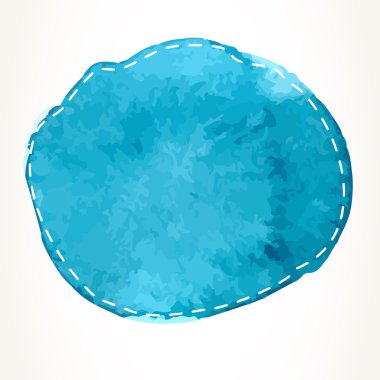 Kesikli suluboya daire