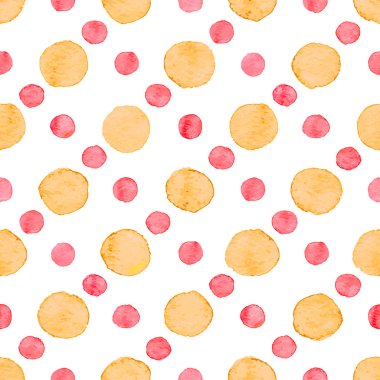 Sorunsuz suluboya nokta deseni