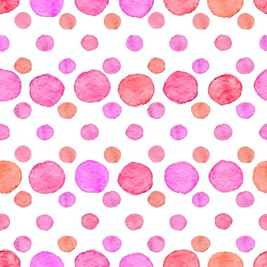 Sorunsuz suluboya nokta deseni