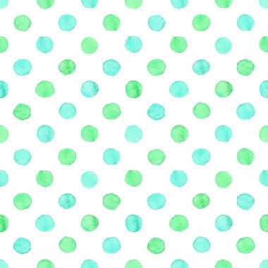 Sorunsuz suluboya nokta deseni