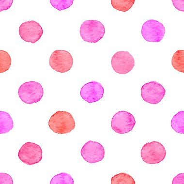 Sorunsuz suluboya nokta deseni