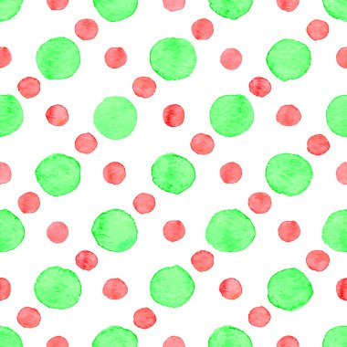 Sorunsuz suluboya nokta deseni