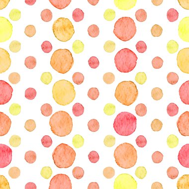 Sorunsuz suluboya nokta deseni