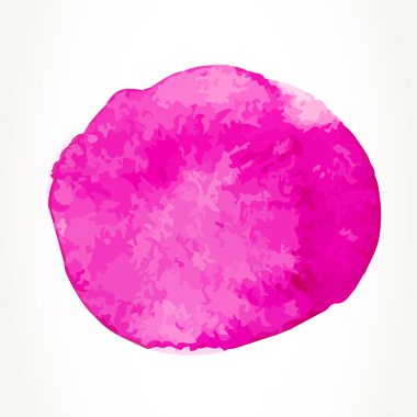 Pembe suluboya daire