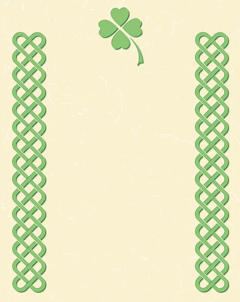 Celtic style knot borders — Stock Vector
