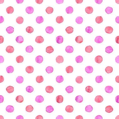 Sorunsuz suluboya nokta deseni