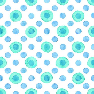 Sorunsuz suluboya nokta deseni