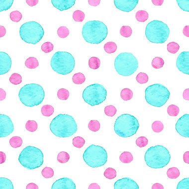 Sorunsuz suluboya nokta deseni